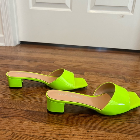Lime Green Mules - brand new never worn! - Picture 4 of 5